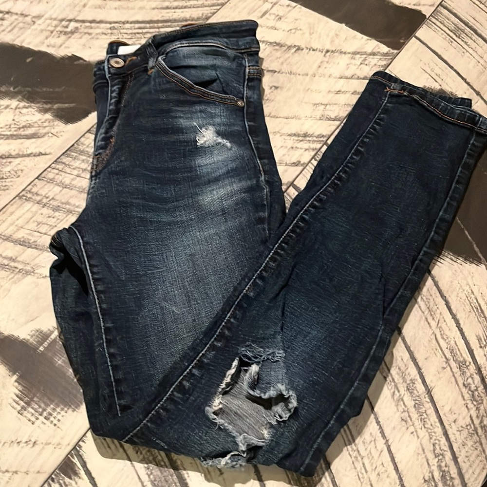 KanCan Skinny Distressed Jeans Size 7/27